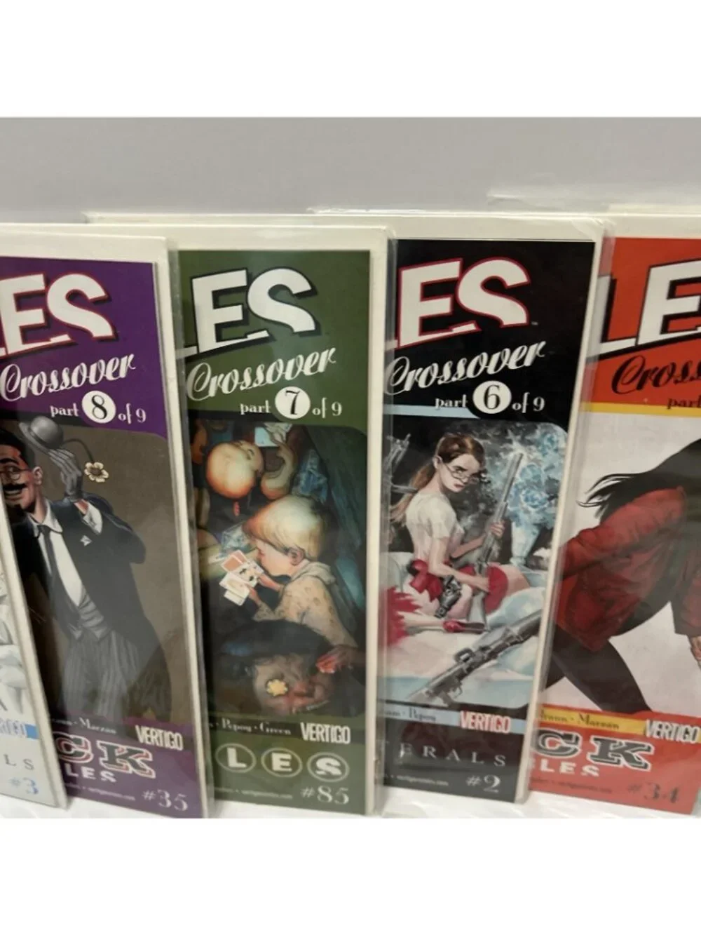 The Great Fables Crossover #’s 1,2,3,4,5,6,7,8,9 (1,2,3, 33,34,35, 83,84,85) DC